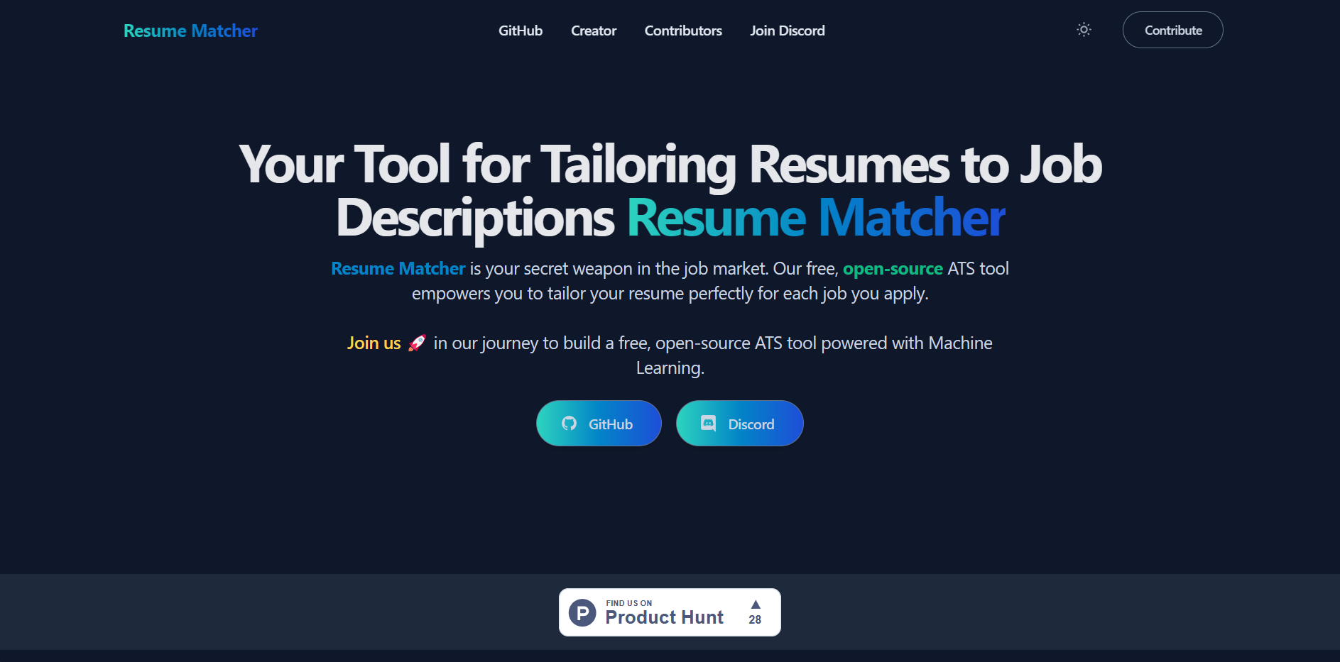 Resume Matcher